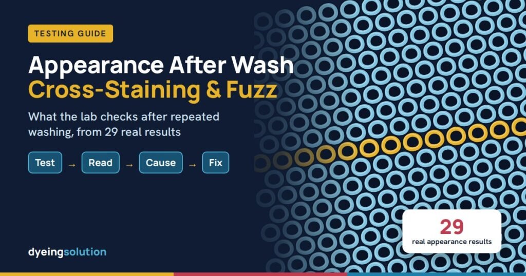 Appearance After Washing Test for Knit Fabric and Garments