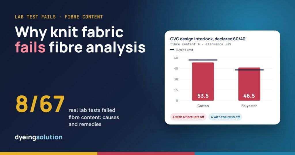 Why knit fabric fails fibre content analysis: 8 real cases from 67 lab reports