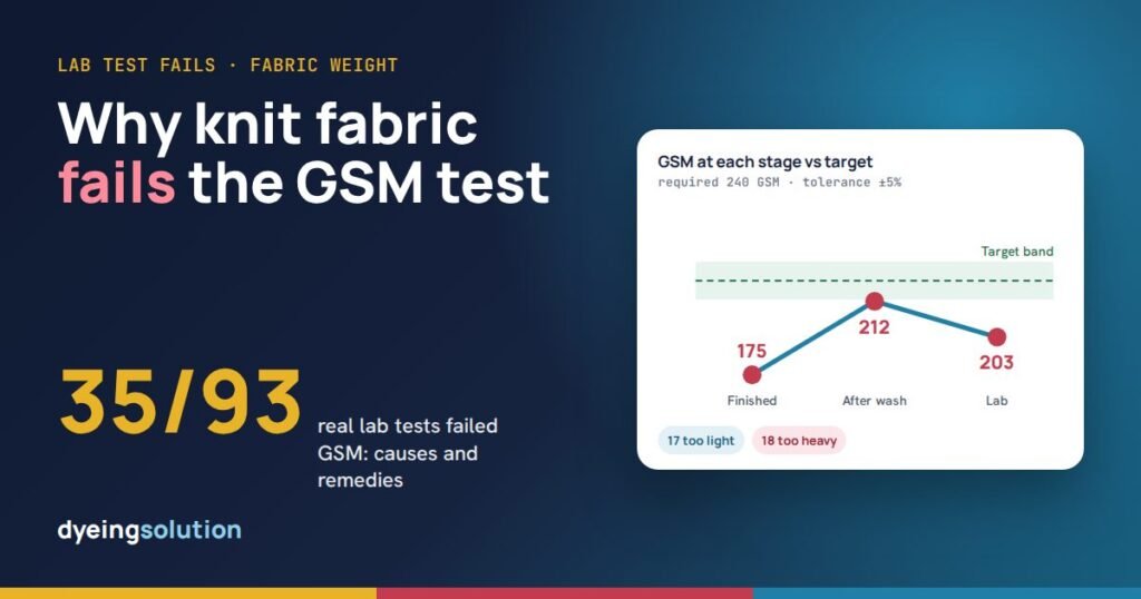 Why knit fabric fails the GSM test: 35 real cases, fabric by fabric