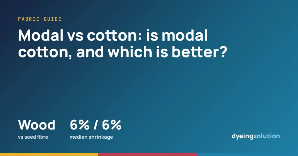 Modal vs cotton: is modal cotton, and which is better?