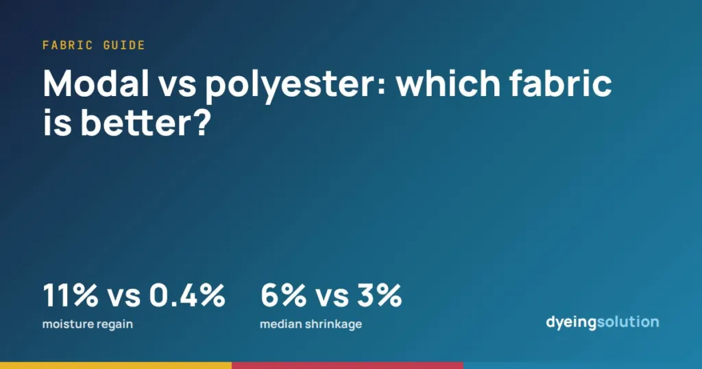 Modal vs polyester: which fabric is better?