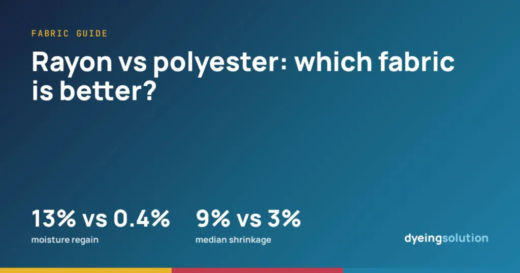 Rayon vs polyester: which fabric is better?