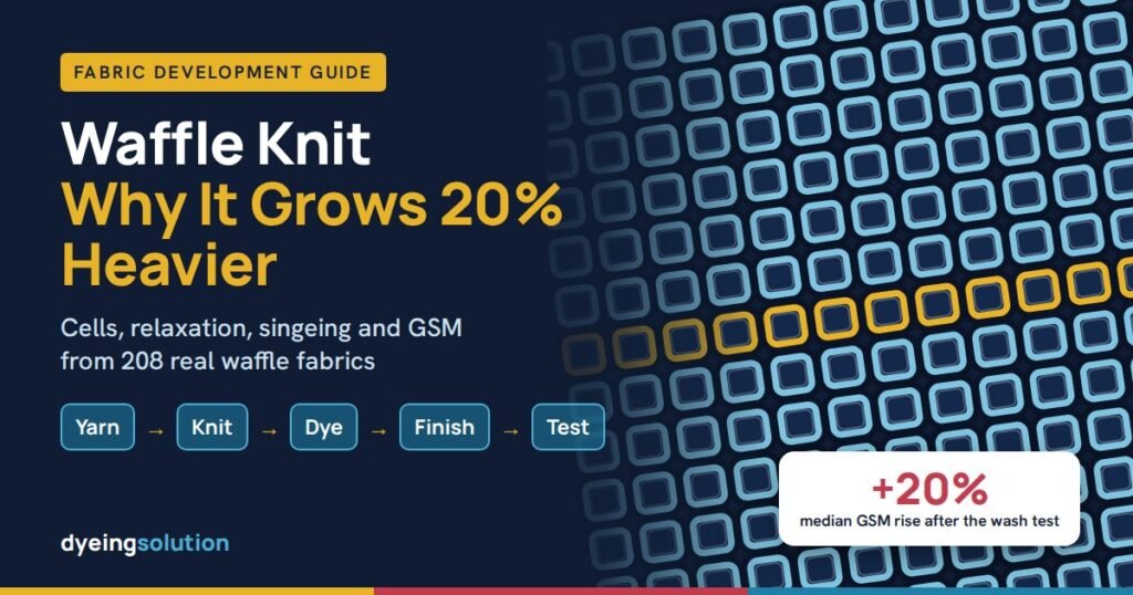 Waffle (thermal) knit fabric development: from yarn to tested fabric